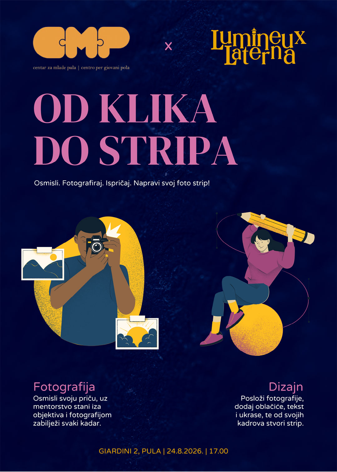 od klika do stripa